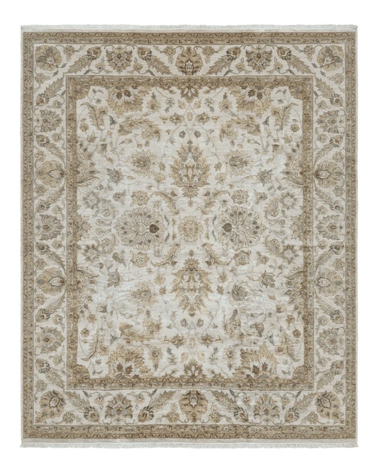 Palace Size Rug 12x15, Neutral Light Colors, Oat, Peshawar Chobi Oushak Rug, Handmade Wool Rug