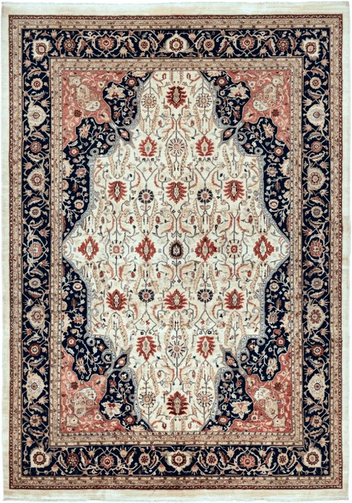 Large Palace Sized Stark Carpet 13x19, Traditional Wool Handmade Rug, Beige