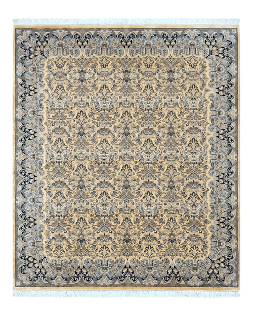 Pak Persian Rug 8x10, Allover Pattern, Fine 225 KPSI, Cream