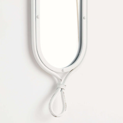 Tall White Mirrors with Vintage French Design (Set of 2) - Nuvé