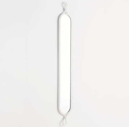 Tall White Mirrors with Vintage French Design (Set of 2) - Nuvé