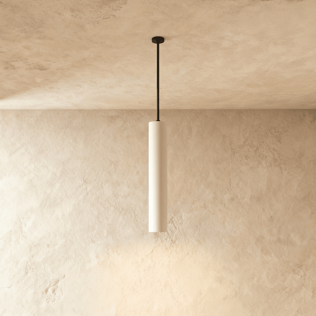 Modern Talo Pendant Light by Residence Supply featuring a sleek, minimalist design with a warm glow and contemporary metal finish.