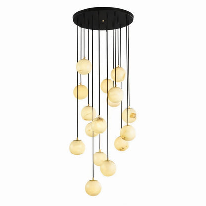 Tama Alabaster Chandelier Light - Nuvé