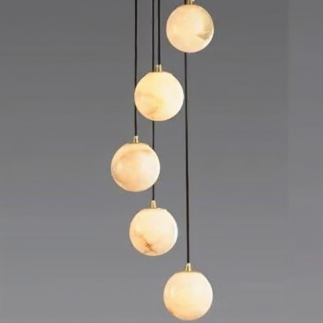 Tama Alabaster Chandelier Light - Nuvé