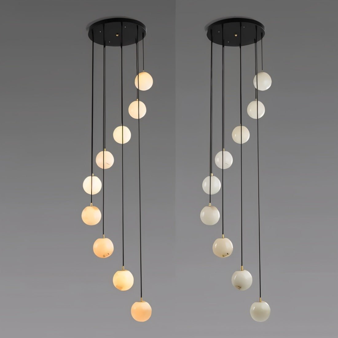 Tama Alabaster Chandelier Light - Nuvé
