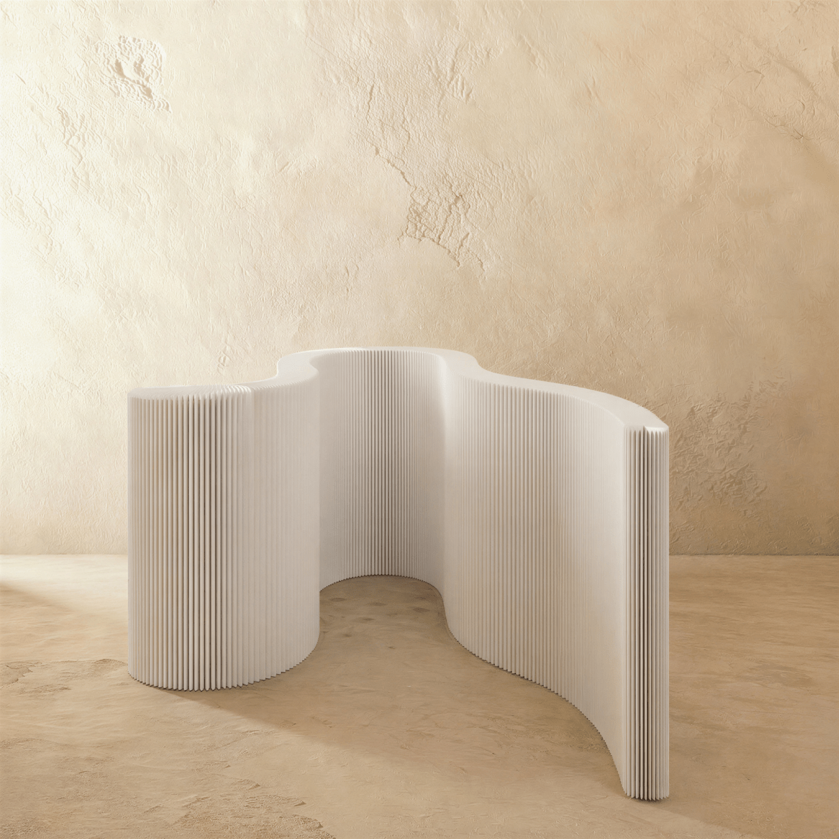 Residence Supply Tarak Partition Wall for home decor, featuring a modern room divider with a sleek design.