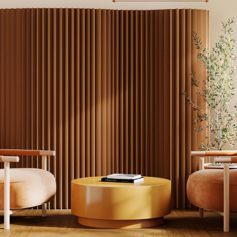 Residence Supply Tarak Partition Wall for home decor, featuring a stylish room divider with intricate design and wooden finish.