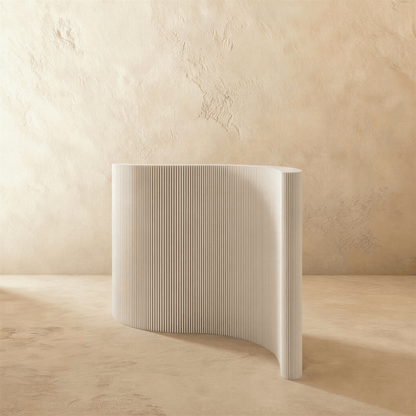 Residence Supply Tarak Partition Wall for home decor, showcasing a stylish room divider with intricate design details.