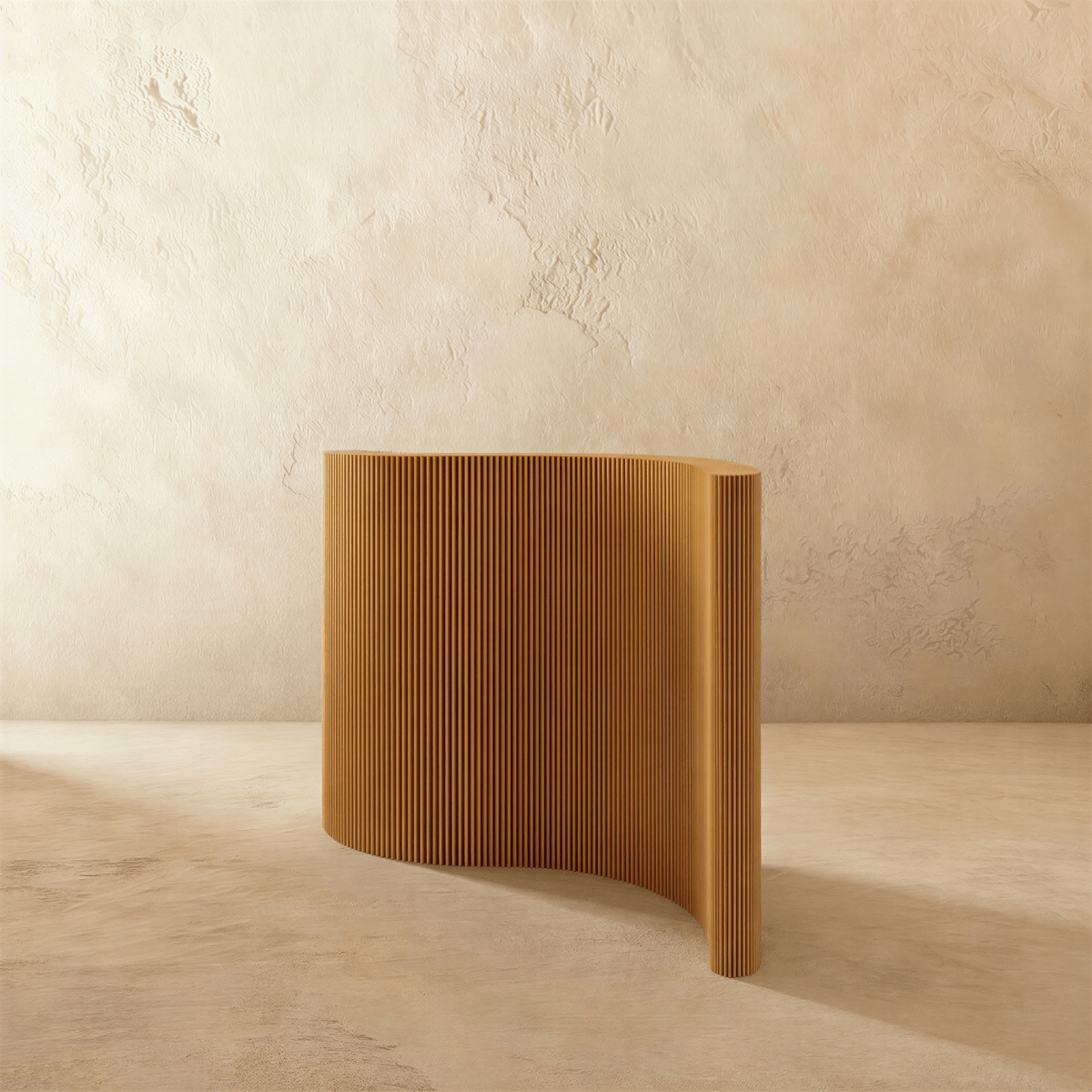 Modern Tarak Partition Wall by Residence Supply, decorative wooden room divider for home and garden spaces.