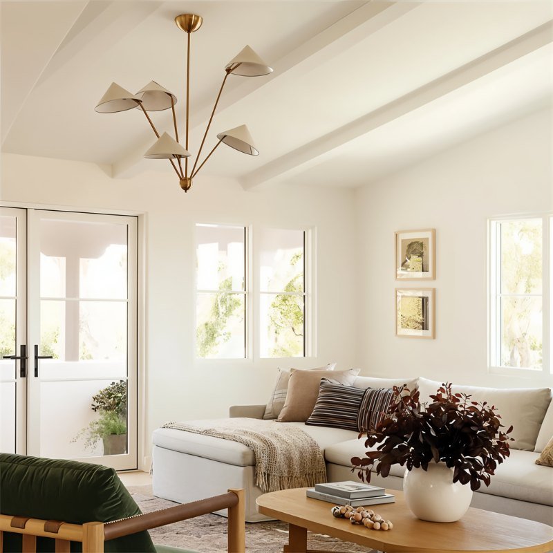Modern Tectum Ceiling Light by Residence Supply featuring sleek design and soft illumination for contemporary interiors.