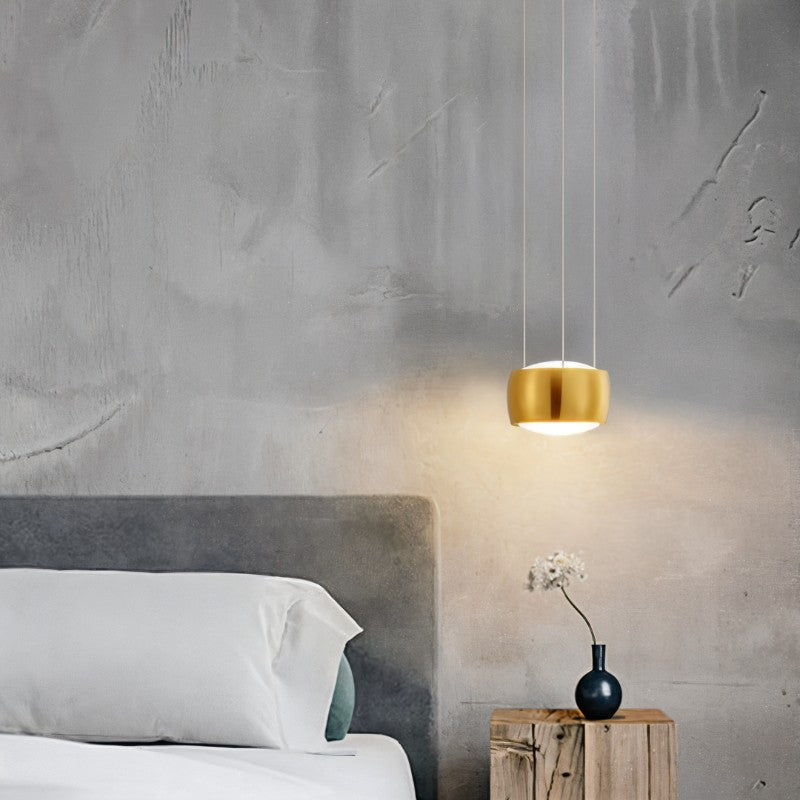 Tejas Pendant Light by Residence Supply featuring a modern design with a sleek metal finish and adjustable hanging cords.