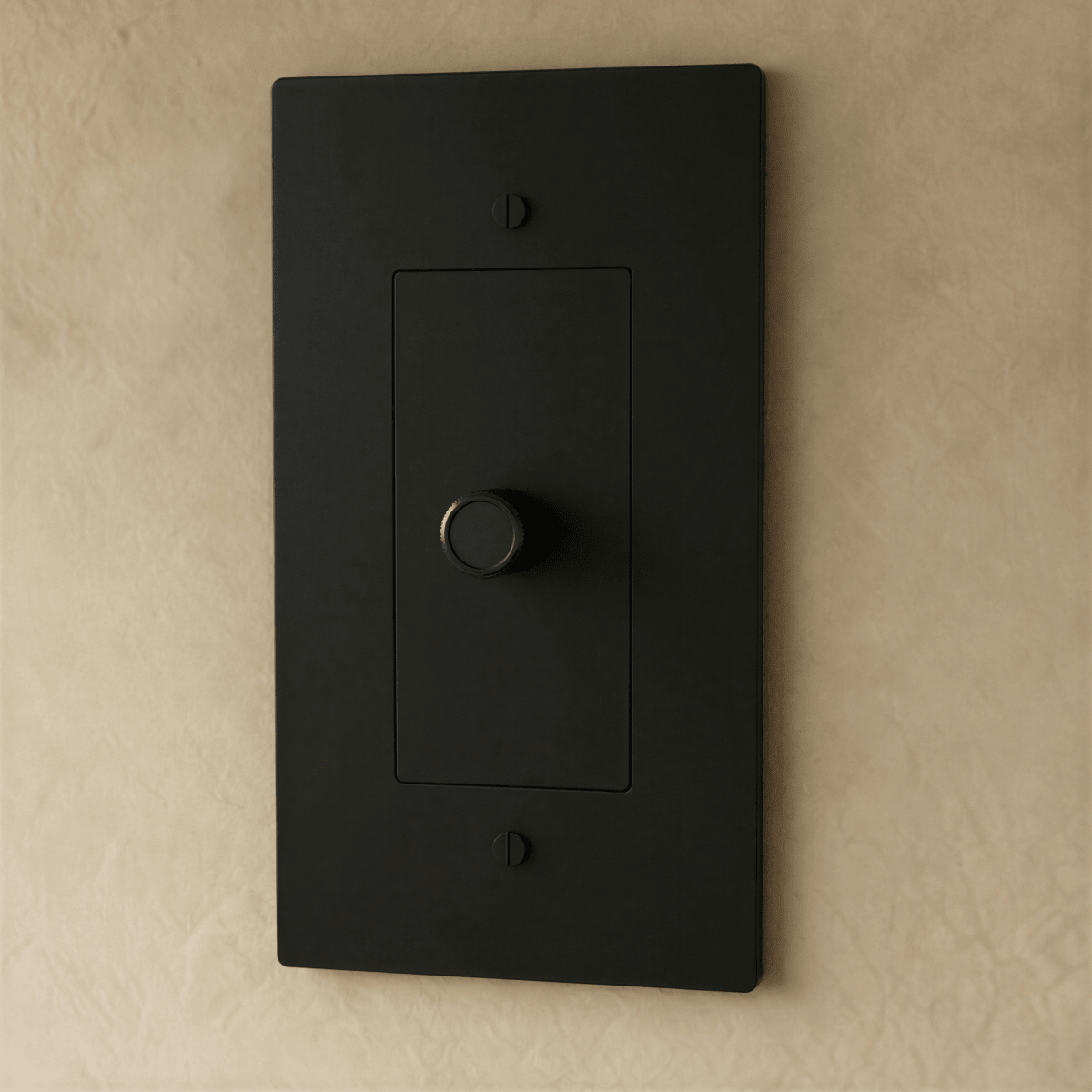 Brass dimmer switch for 1 to 5 gang electrical control, Residence Supply brand, with adjustable sliders and switch buttons.