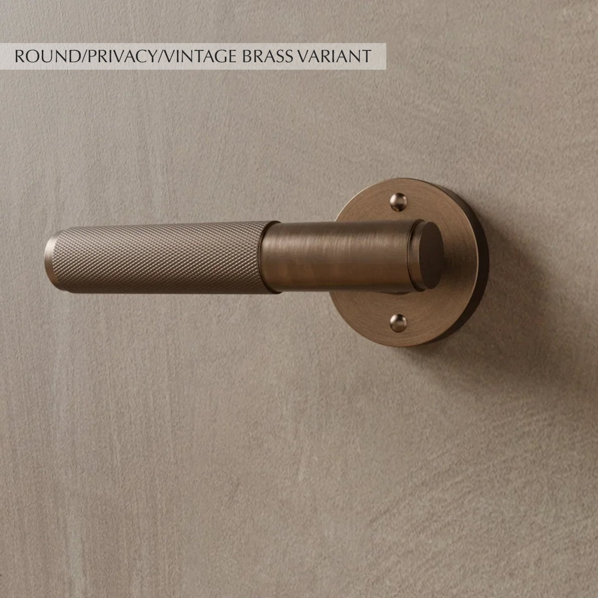 Brass door handle from Residence Supply, modern hardware for interior doors, with a polished brass finish and sleek design.