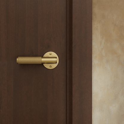 Brass door handle from Residence Supply, stylish and durable door hardware for home and garden doors.