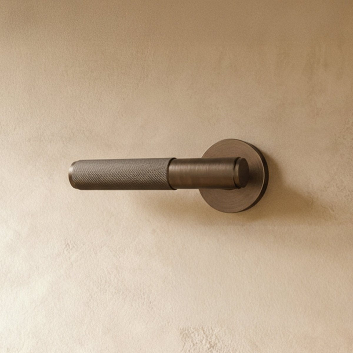 Open box image of a brass door handle from Residence Supply, showcasing a stylish and durable hardware piece for home doors.