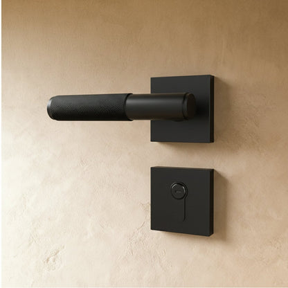 Open box brass door handle by Residence Supply, featuring a polished brass finish and classic design for interior doors.