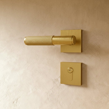 Open box brass door handle by Residence Supply, featuring a polished brass finish and ergonomic design for home door hardware.