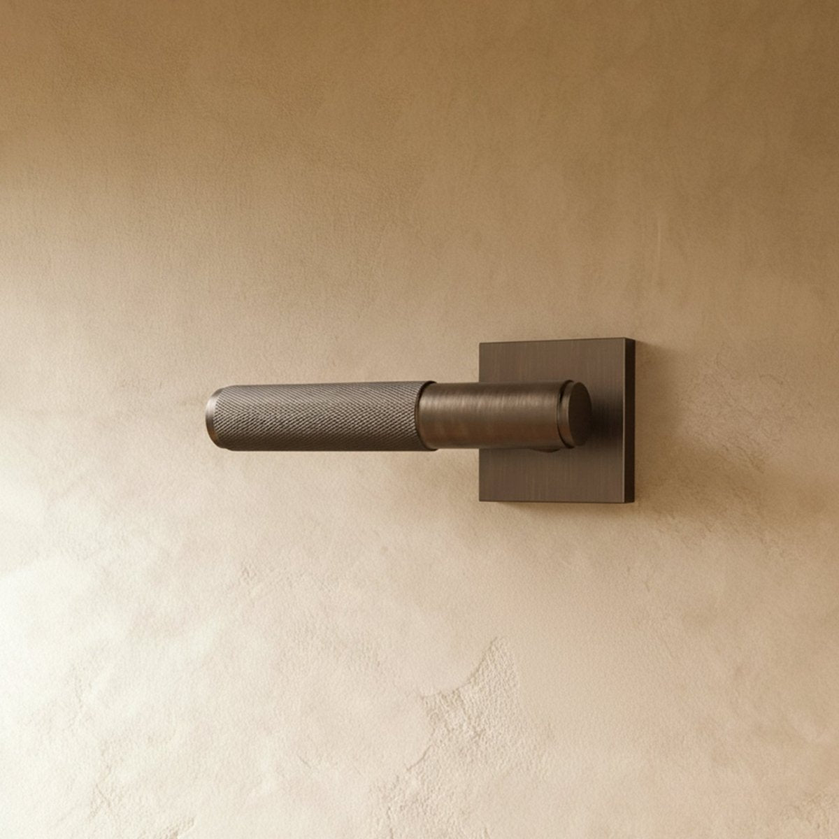 Open-box brass door handle by Residence Supply, featuring a polished finish and ergonomic design for home and garden door hardware.