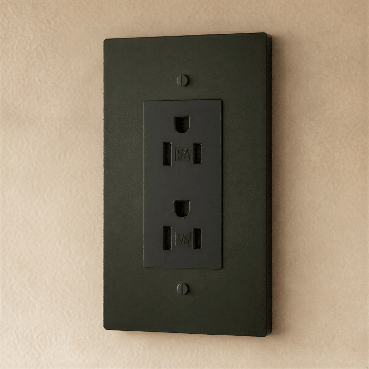 Residential Brass Outlet from Residence Supply, 1 to 4 gang electrical outlet with durable brass construction and multiple gang options.