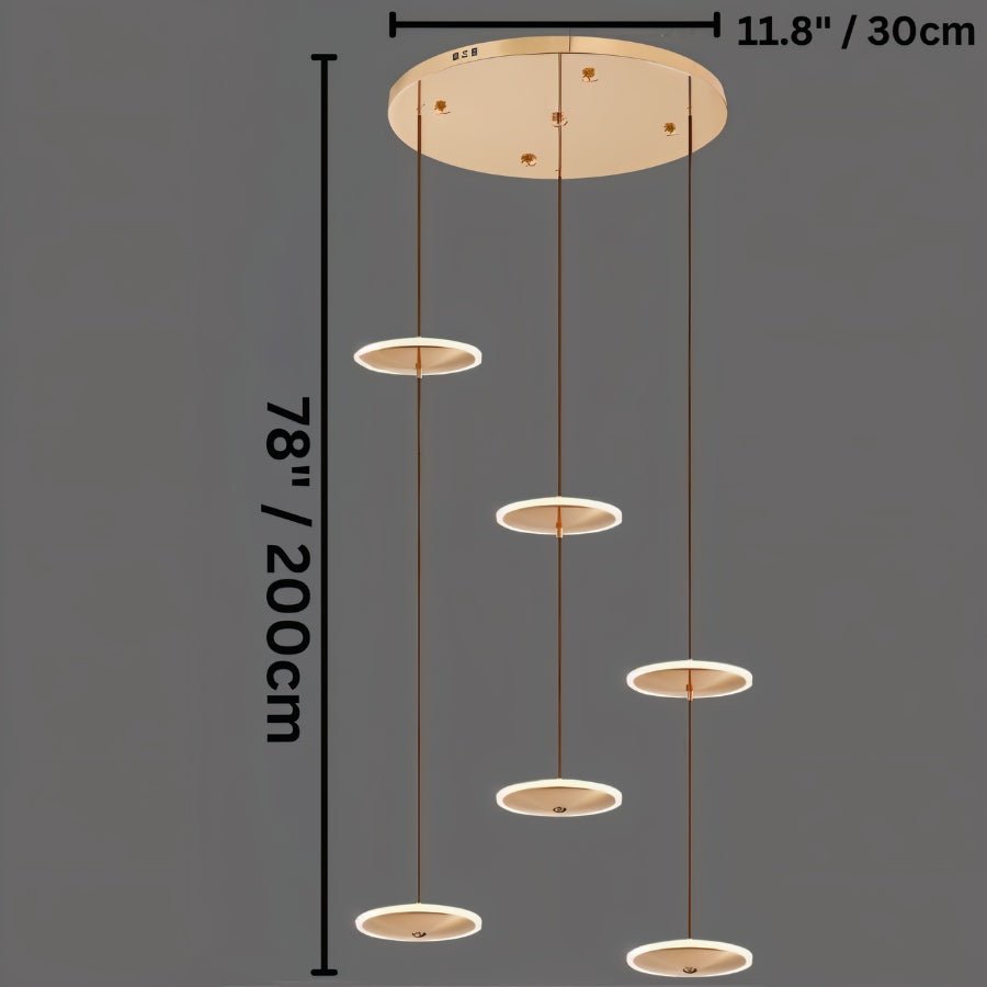 Themis Round Chandelier - Nuvé