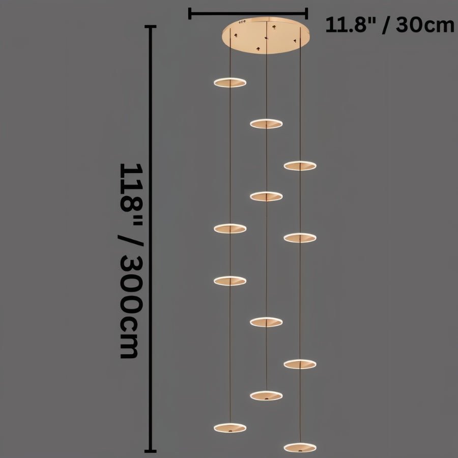 Themis Round Chandelier - Nuvé