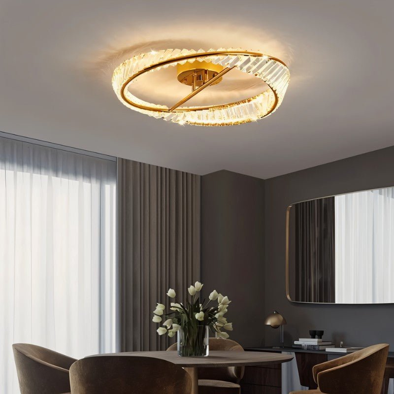 Modern Tiwa Ceiling Lamp by Residence Supply featuring sleek design and warm lighting, perfect for contemporary home interiors.
