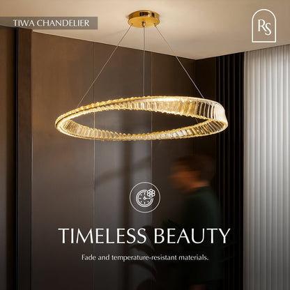 Elegant Tiwa chandelier by Residence Supply featuring intricate metalwork and multiple light fixtures, ideal for sophisticated interiors.