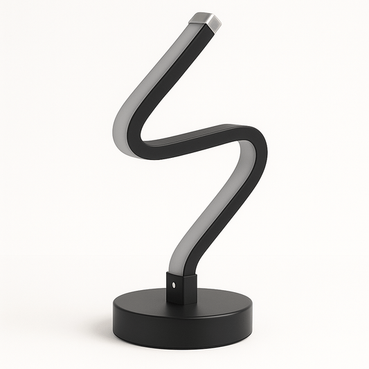 Residence Supply Torsion Table Lamp with adjustable arm and modern design, featuring a sleek lampshade and minimalist style.