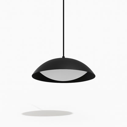 Modern Toviel Pendant Light by Residence Supply hanging from ceiling with a sleek design and warm ambient lighting.
