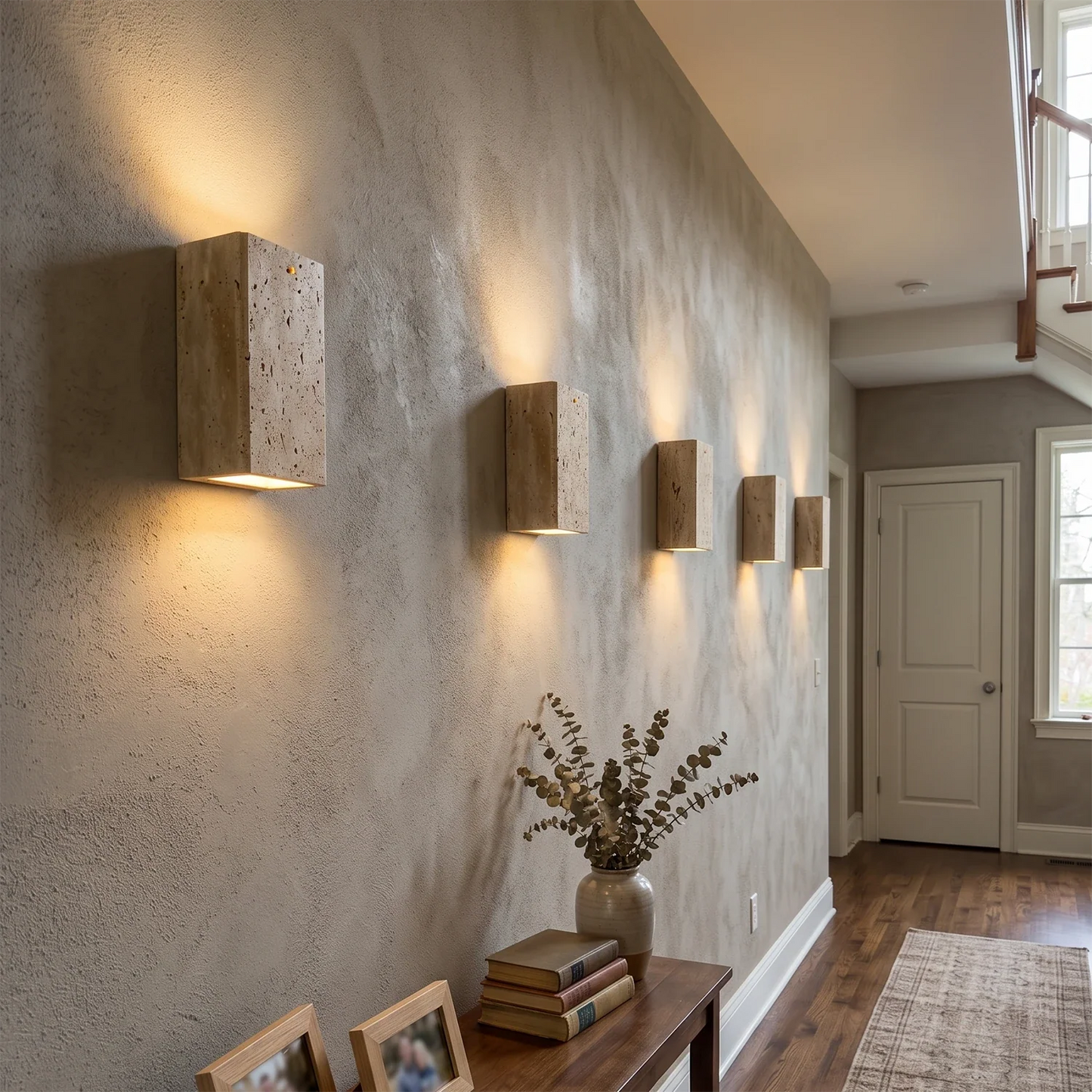 Travertine Outdoor Wall Lights