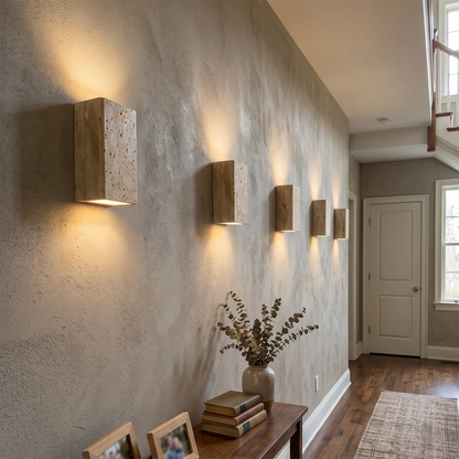 Travertine Outdoor Wall Lights