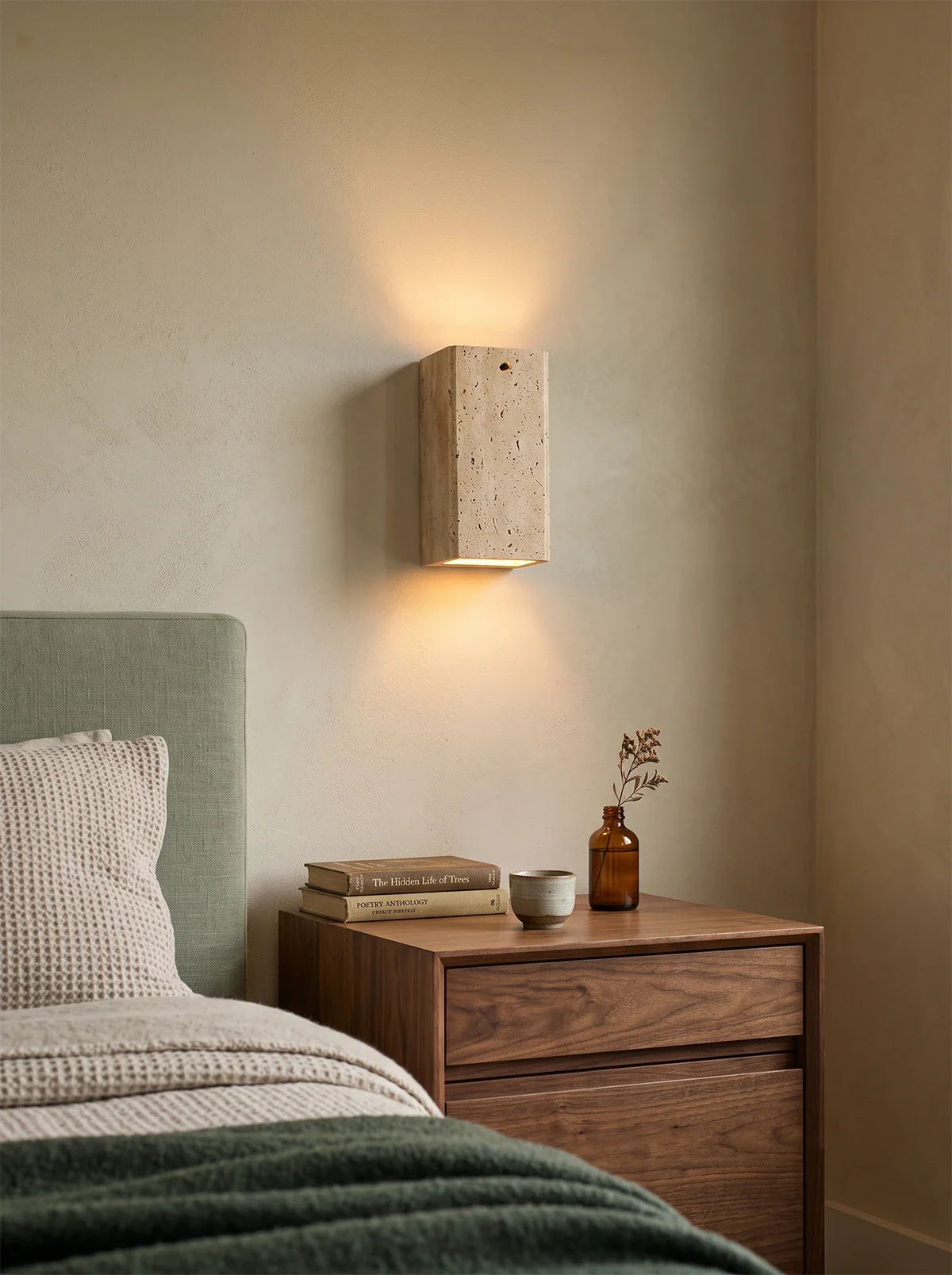 Travertine Outdoor Wall Lights