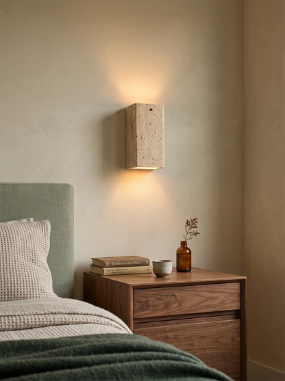 Travertine Outdoor Wall Lights