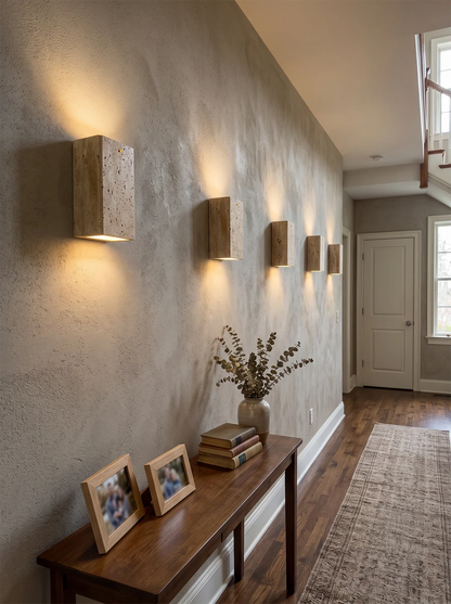 Travertine Outdoor Wall Lights