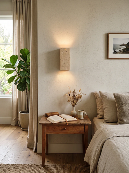Travertine Outdoor Wall Lights