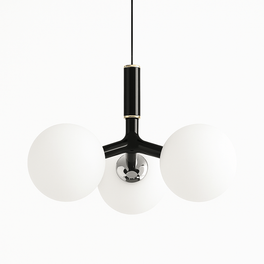Residence Supply Trilume Pendant Light hanging fixture with a modern design and sleek finish, ideal for contemporary interiors.