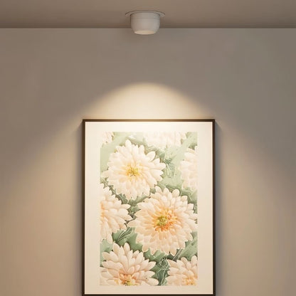 Residence Supply Trovix Downlight showcasing sleek, modern design with a circular white trim for ceiling lighting installation.