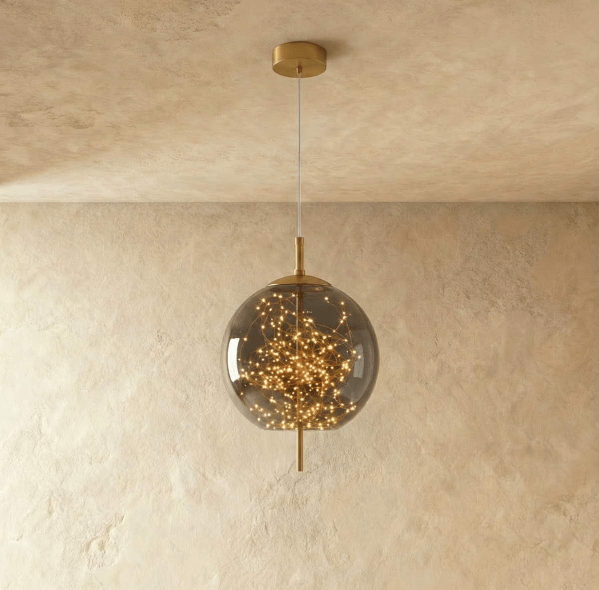 Residence Supply Twirl Pendant Light hanging fixture with a sleek, modern design and swirling shape for contemporary décor.