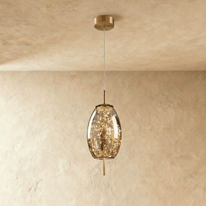 Residence Supply Twirl Pendant Light hanging fixture with a modern, swirling design and metal finish.