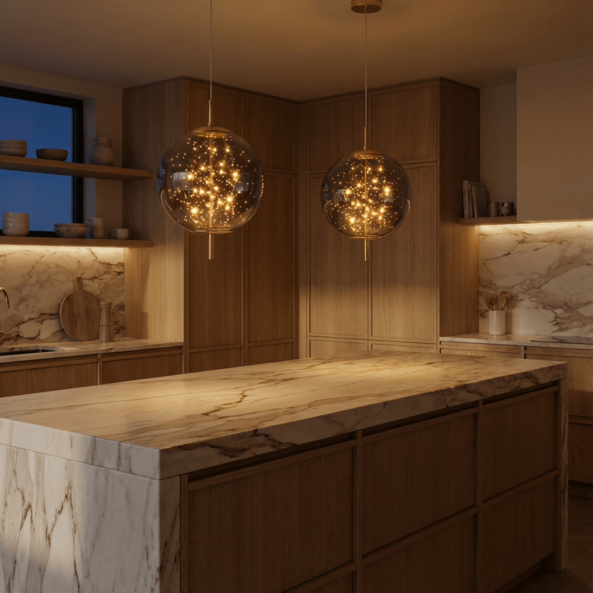 Residence Supply Twirl Pendant Light hanging fixture with swirling metal design and modern style, suitable for contemporary interiors.