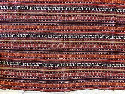 UNIQUE Antique Square Azerbijani Shahsavan Jajim Rug 6’4” x 6’8” - Nuvé