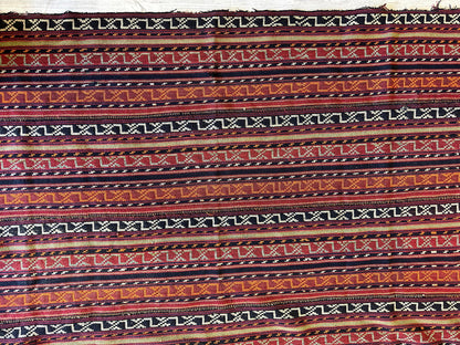 UNIQUE Antique Square Azerbijani Shahsavan Jajim Rug 6’4” x 6’8” - Nuvé