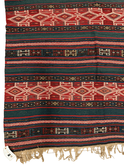 UNIQUE (collectors special) Antique Caucasian Verneh Rug 5’4” x 8’ - Nuvé