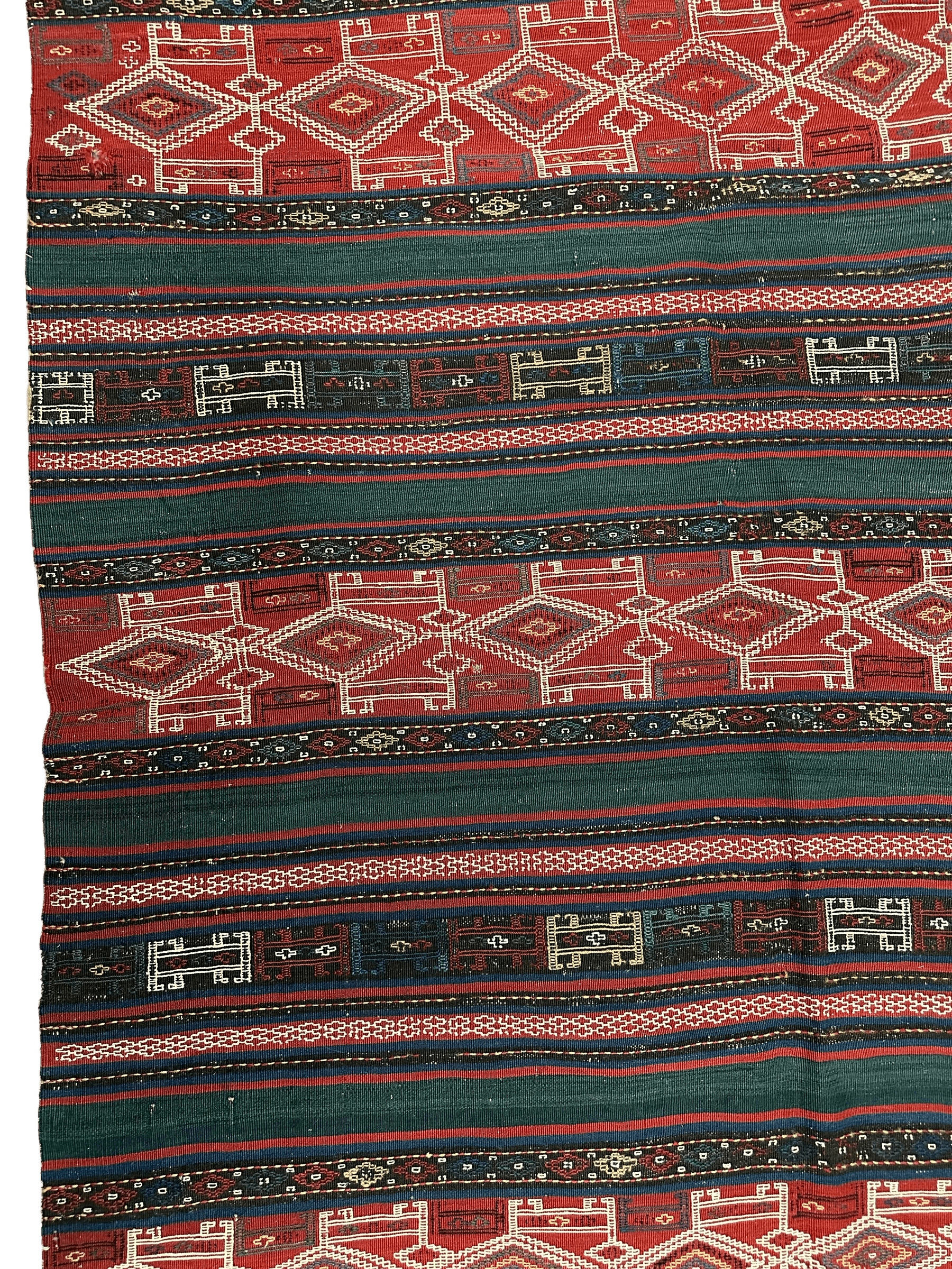 UNIQUE (collectors special) Antique Caucasian Verneh Rug 5’4” x 8’ - Nuvé