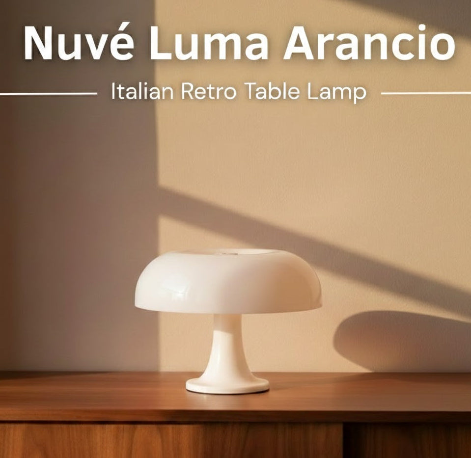 Nuvé Luma Arancio in a stylish container, featuring vibrant orange color and modern design for elegant home decor.