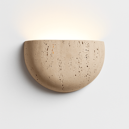 Valta Travertine Wall Lamp - Nuvé