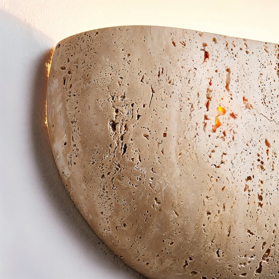 Valta Travertine Wall Lamp - Nuvé