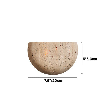 Valta Travertine Wall Lamp - Nuvé