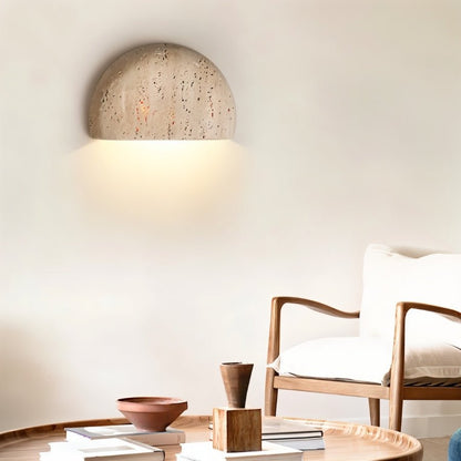 Valta Travertine Wall Lamp - Nuvé