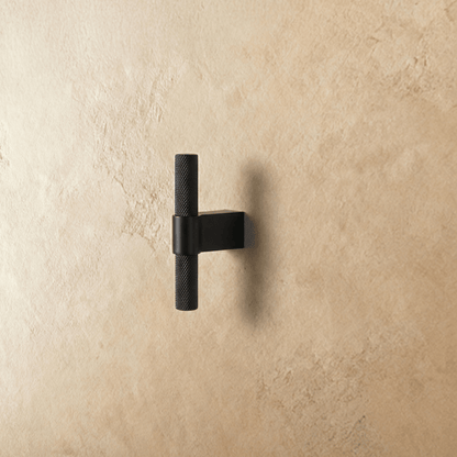 Varai knob and pull bar for cabinets, Residence Supply, metallic finish, sleek design, suitable for home cabinet hardware.